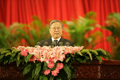 全国人大常委会副委员长、中国科学院院长路甬祥致开幕词